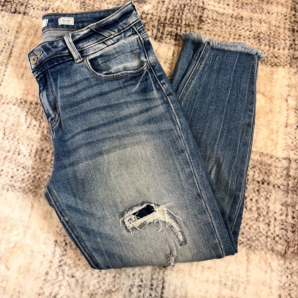 Kancan Distressed Blue Jeans